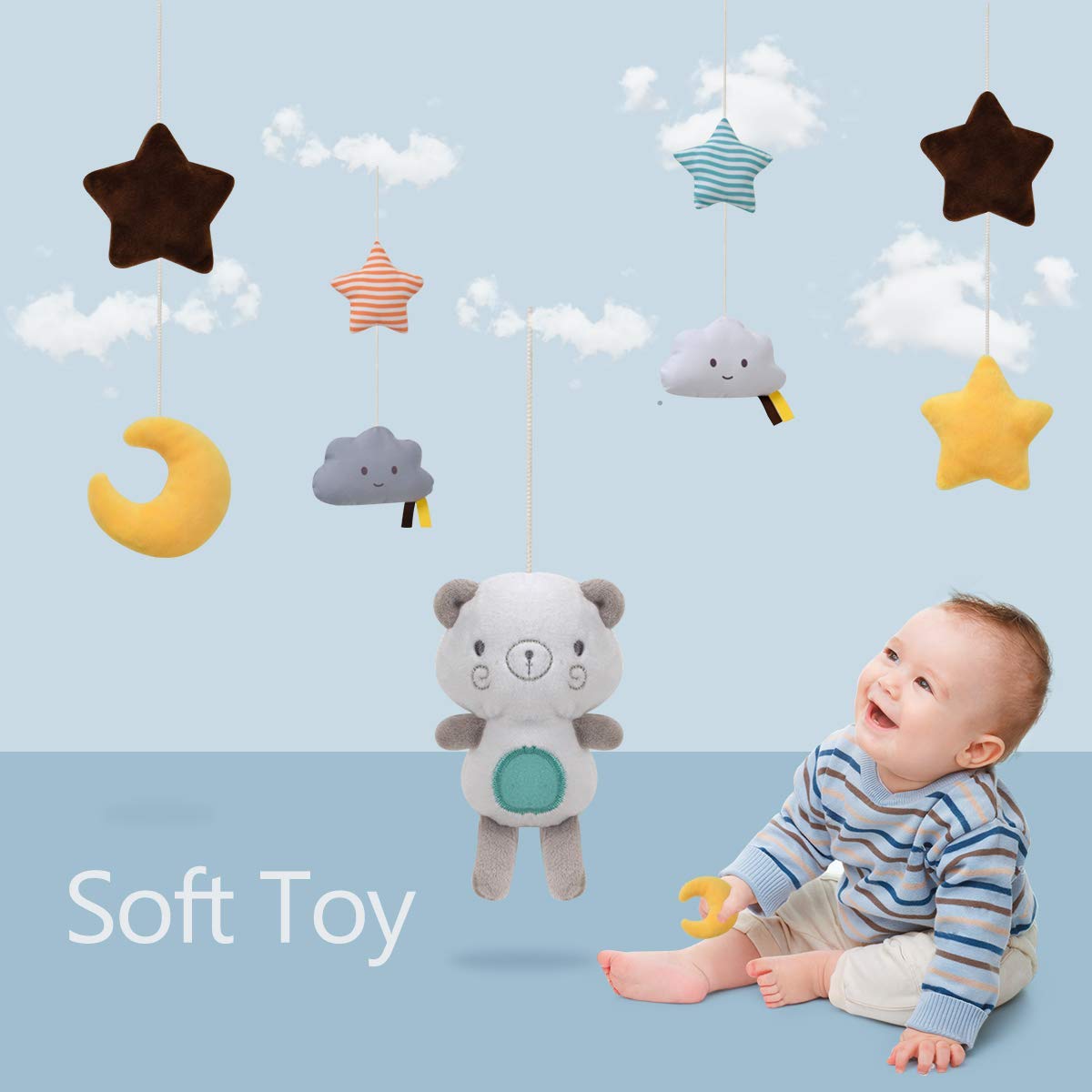 Bayi ponsel tempat tidur bayi  - Baby Rattle Toy Set ulasan dan harga