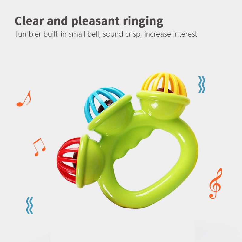 1-4 Buah Mainan Bola Kerincing - Baby Rattle Toy Set ulasan dan harga