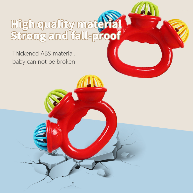 1-4 Buah Mainan Bola Kerincing - Baby Rattle Toy Set ulasan dan harga