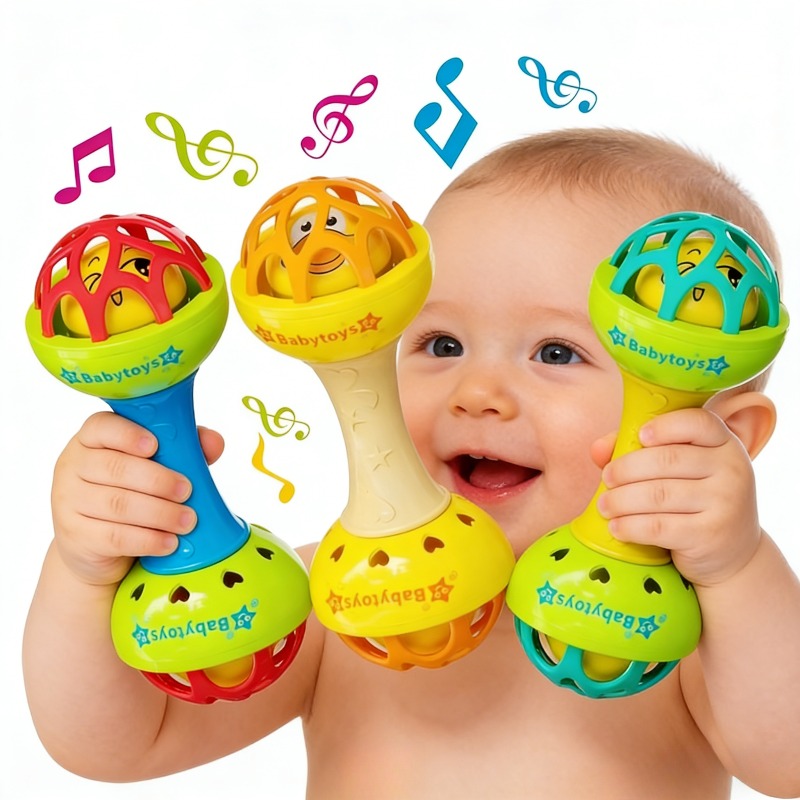 1 Buah Mainan Kerincingan Bayi - Baby Rattle Toy Set ulasan dan harga
