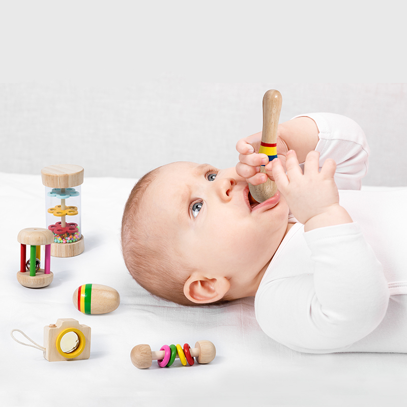 6 buah set permainan kerincing - Baby Rattle Toy Set ulasan dan harga