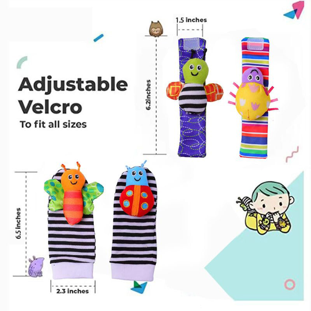 4 Buah Mainan Kerincingan Bayi - Baby Rattle Toy Set ulasan dan harga