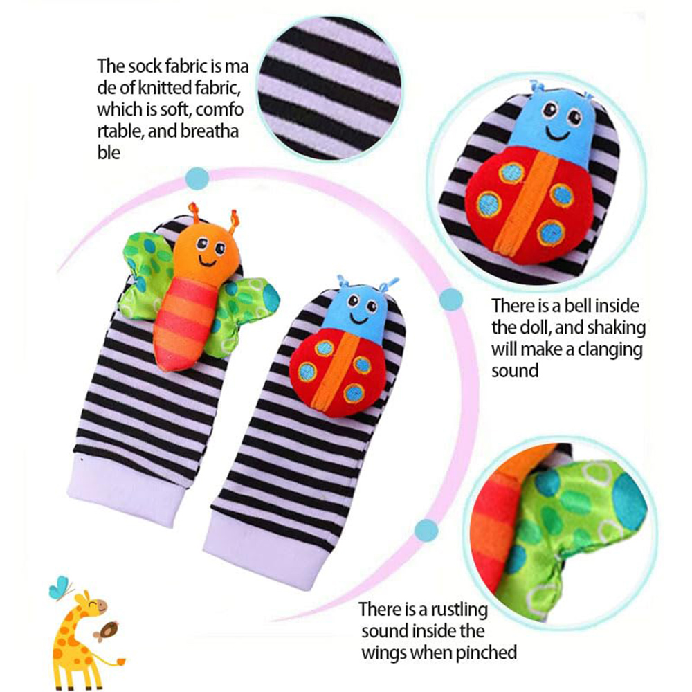 4 Buah Mainan Kerincingan Bayi - Baby Rattle Toy Set ulasan dan harga