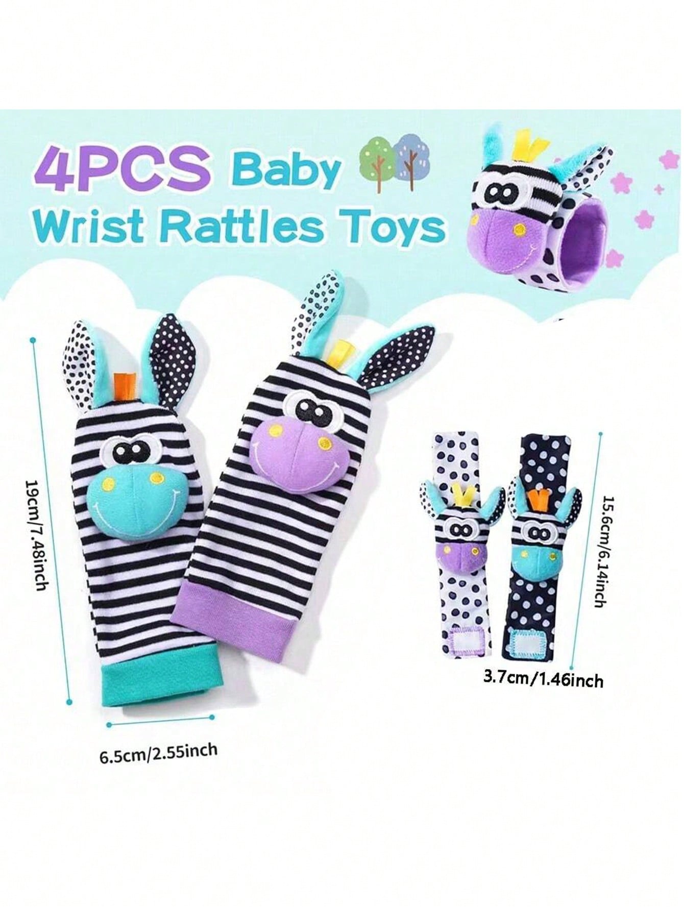 Mainan Kerincingan Bayi, Maina - Baby Rattle Toy Set ulasan dan harga